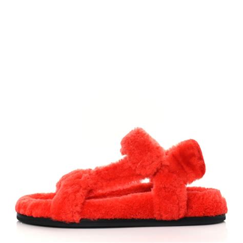 fendi shearling sandal|Women's Fendi Designer Sandals .